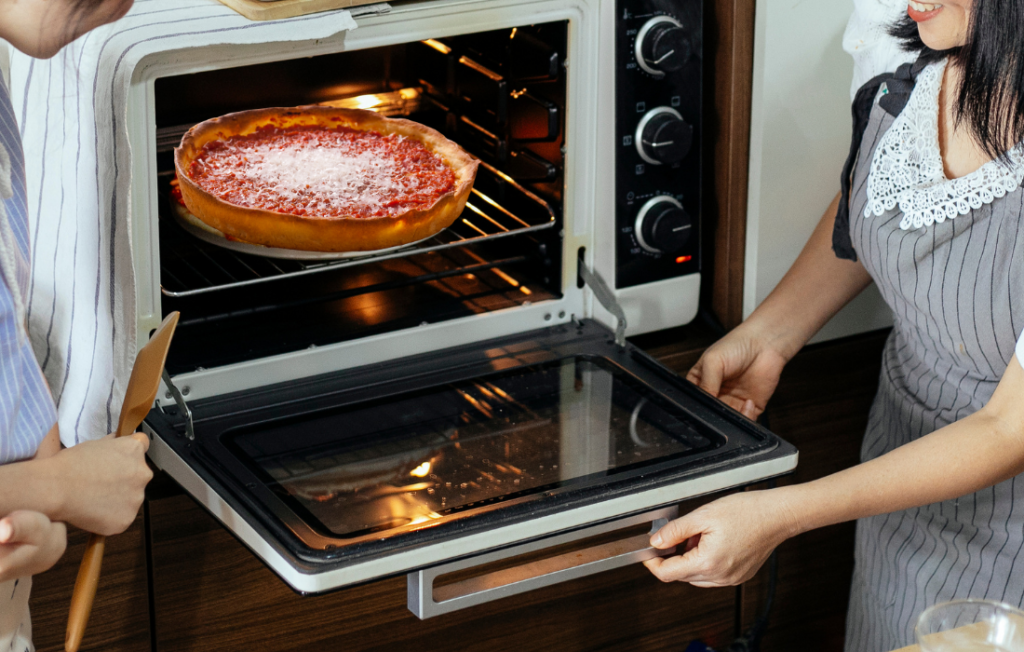 Cooking Gino’s East Frozen Pizza in a Toaster Oven