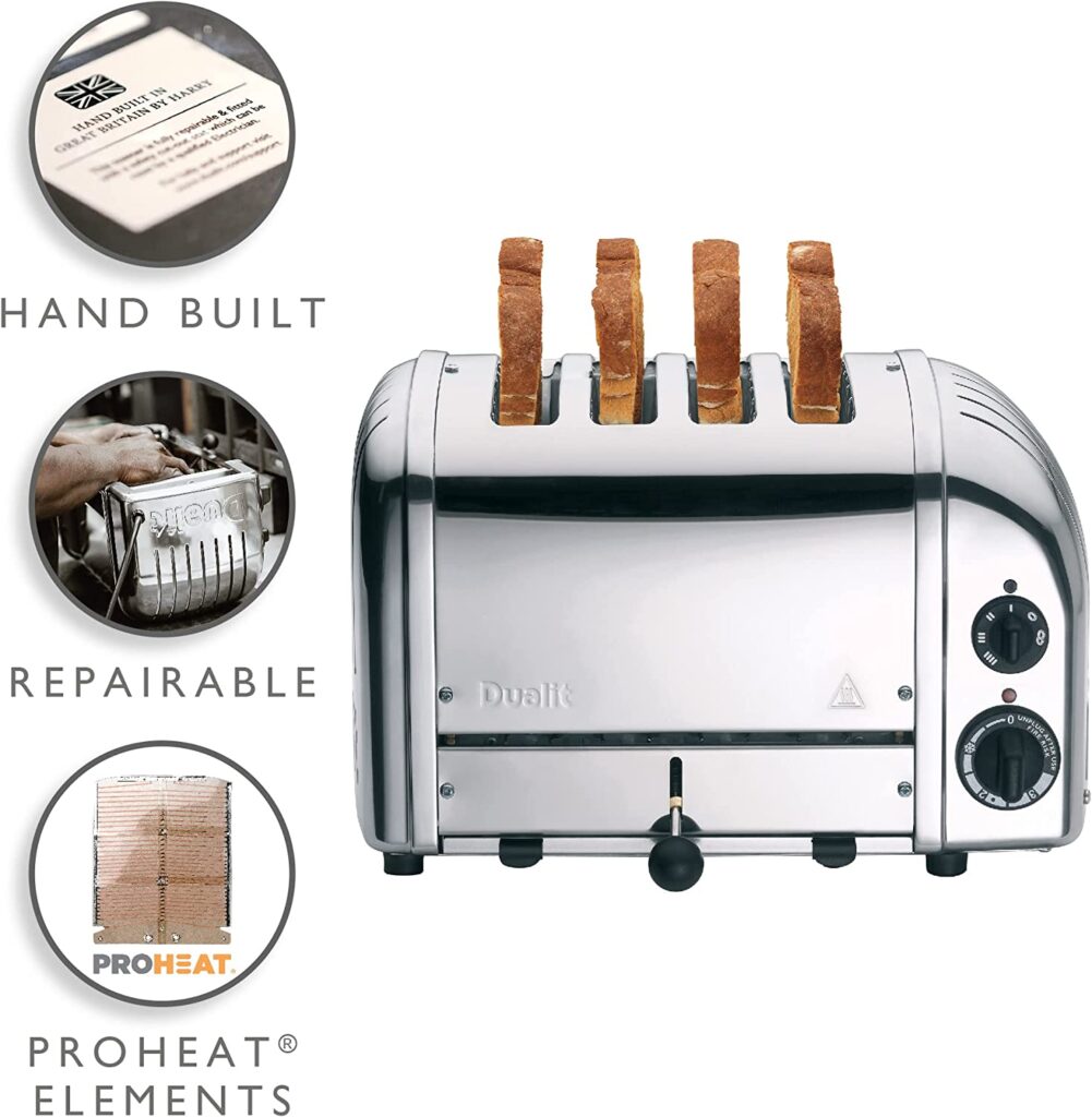 Dualit 4-Slice, 4-Slot Toaster