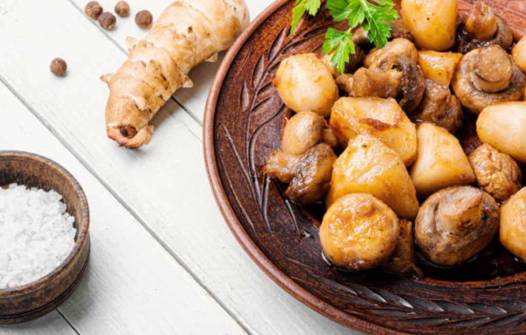 Roasted Jerusalem Artichokes