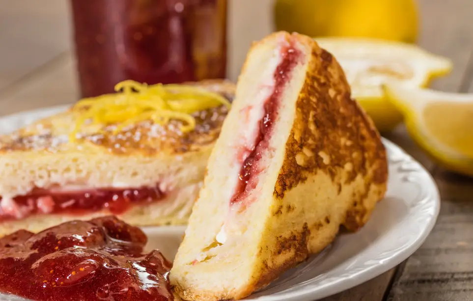 Cream Cheese Strawberry Stuffed French Toast