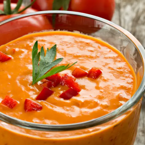 Roasted Tomato and Red Pepper Soup Recipe