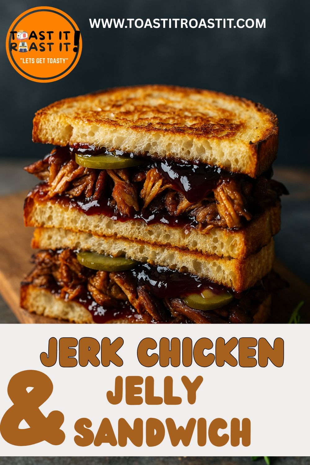 Jerk Chicken & Jelly Sandwich
